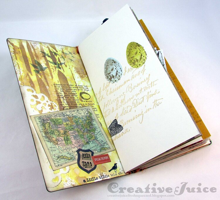 Sizzix Journal Die - bird watching journal