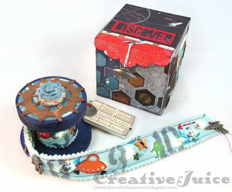Space Box with mini Spool Album