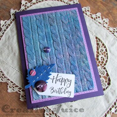 Sweater Birthday Card