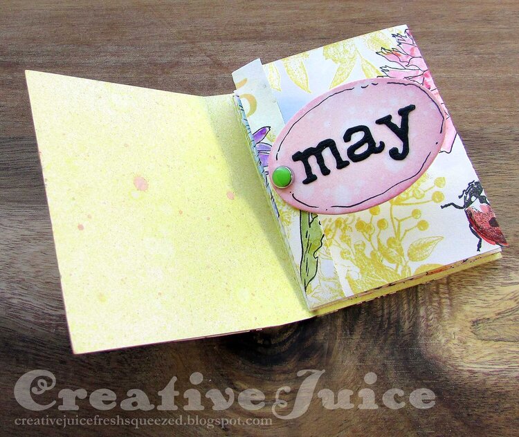 April Showers Bring May Flowers Tiny Book