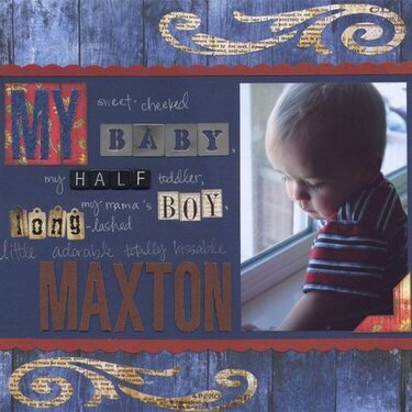 My Maxton (Oct Paper Posies Kit)