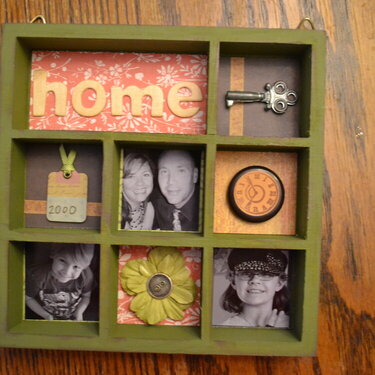 &quot;Home&quot; Shadow Box