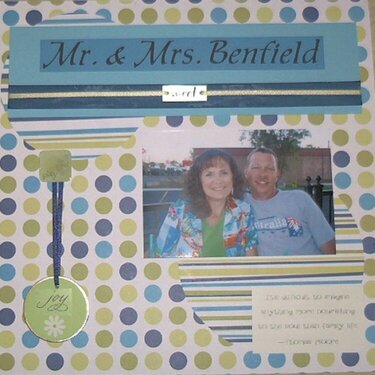 Mr and Mrs Benfield