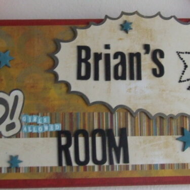 Brian&#039;s Room Door Hanger