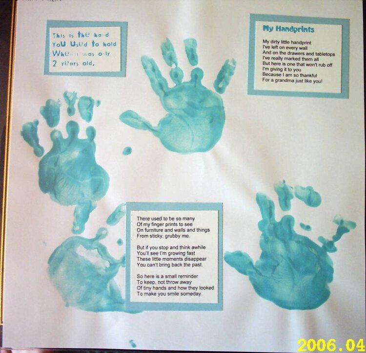 Cassidie&#039;s Handprints