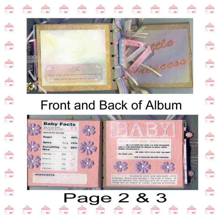 Little Princess album pg 2&amp;3