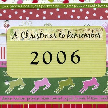 Christmas Journal Title pg to Dec 3