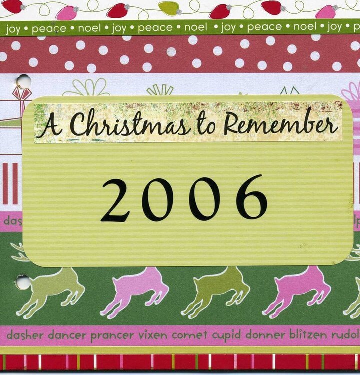 Christmas Journal Title pg to Dec 3