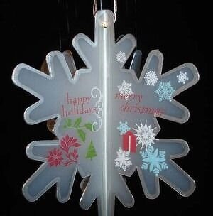 Sheer Snowflake Ornaments - Maya Road