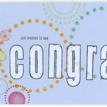 Congrats