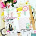 Fabulous Inspiration from @my.happyplace featuring her Color Crush Travelers Notebook from Webster's Pages