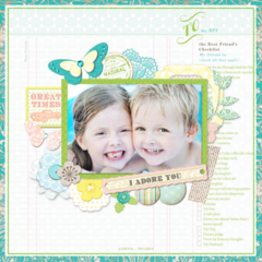 I Adore You by Adrienne Looman featuring Best Friends from Webster's Pages