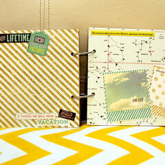 Designer Iris Uy = Mini Book for a Friend using Webster's Pages new Adrienne Looman line, 'Our Travels