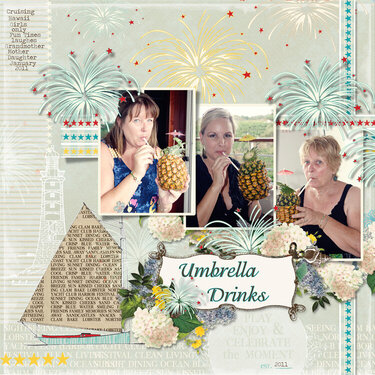 Umbrella Drinks by Julie