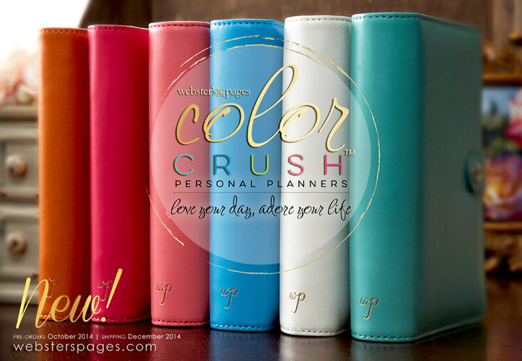 Beautiful New Color Crush Planners and Folios from Websters Pages