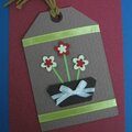 Card with a tag
