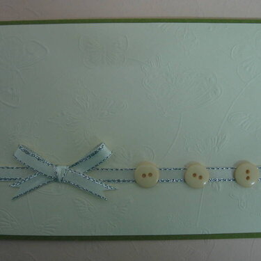 Cream Card - with button