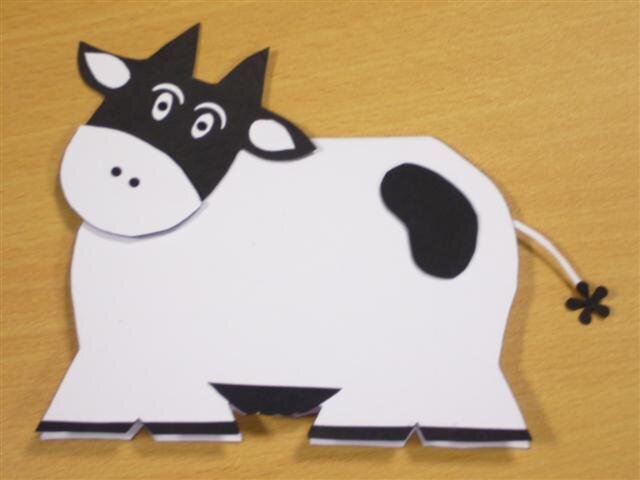 Black/White Cow