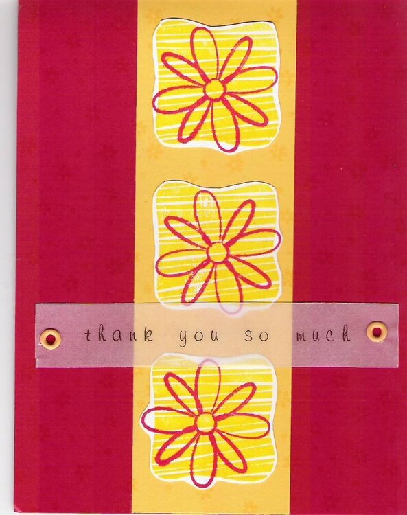 Bright Thank you Card