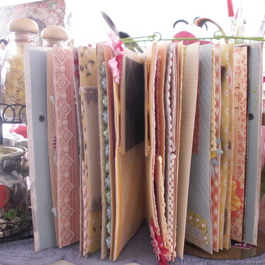 pages in altered book-