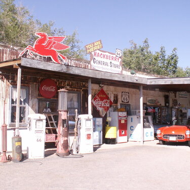 Old Gas station of off Route 66