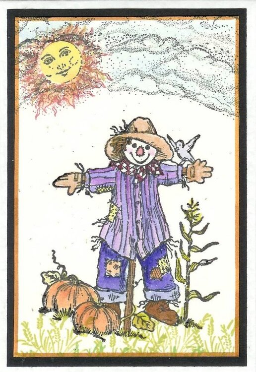 Pumpkins &amp;amp; Scarecrow