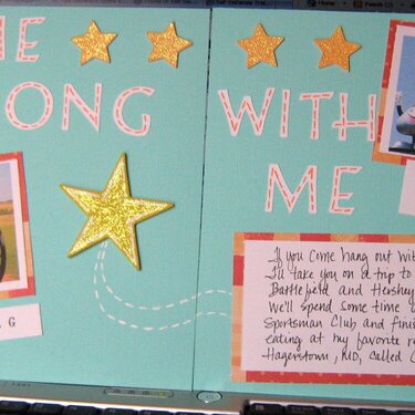 Come Along With Me - TC Circle Journal for Sheila