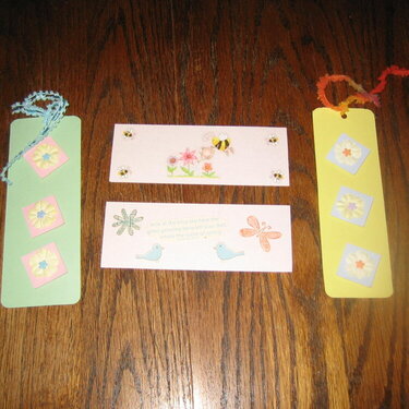 Summer and Spring Bookmarks