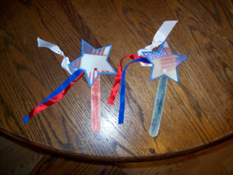 4th of July Popsicle Stick