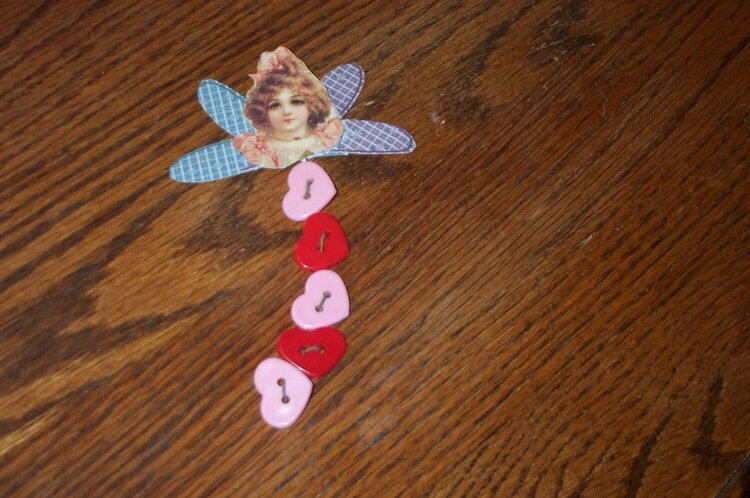 Valentine&#039;s Day Button Fairy