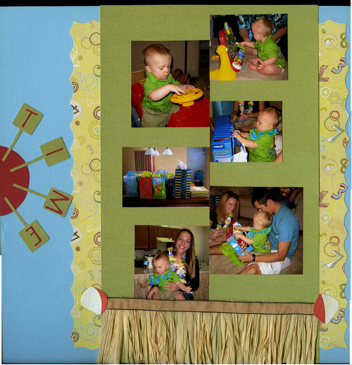 Party Time Page 2 of 1st Birthday Set