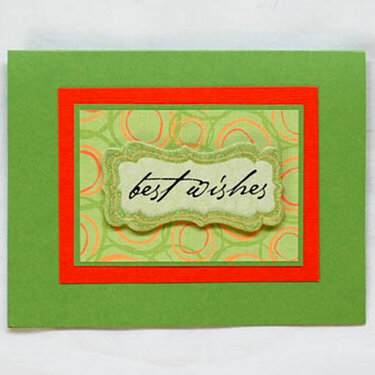 Best Wishes Card