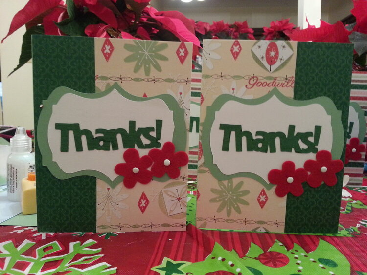Thank You Cards for Christmas Gifts