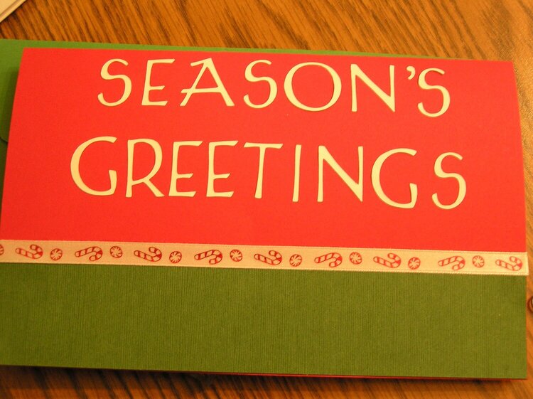 Season&#039;s Greetings Card