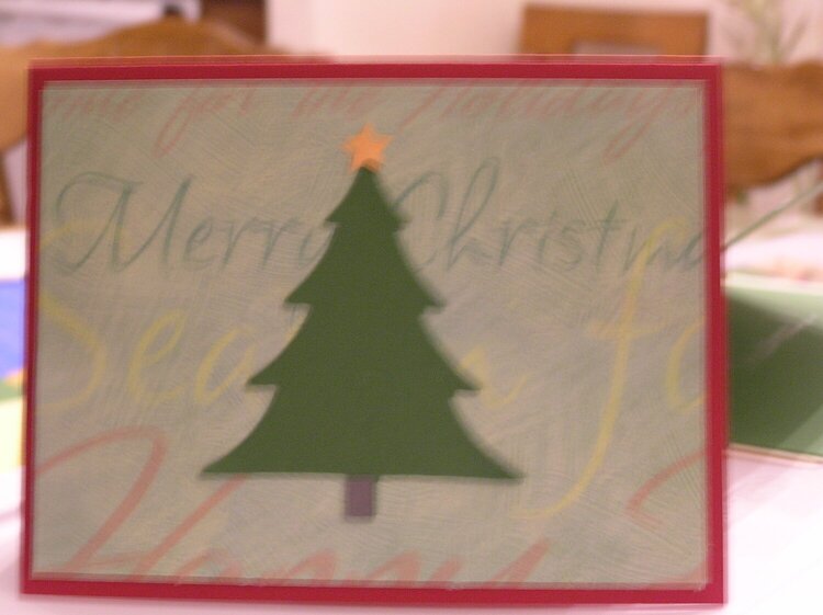 Tree 2 Christmas Card