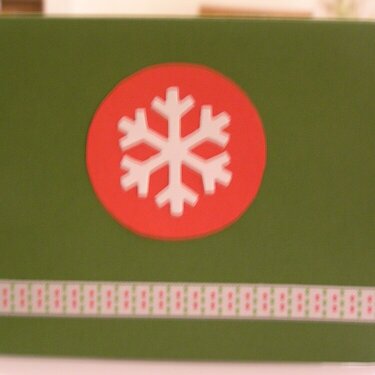 Snowflake Christmas Card