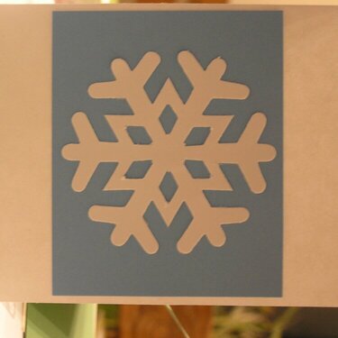 Snowflake 3 Christmas Card