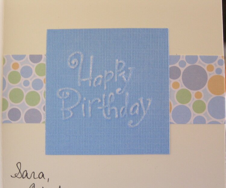 Happy Birthday Card