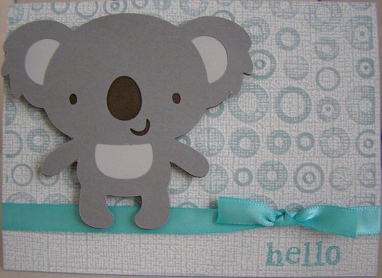 Koala Hello Card