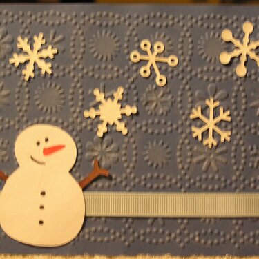 Mini Snowman Christmas Card