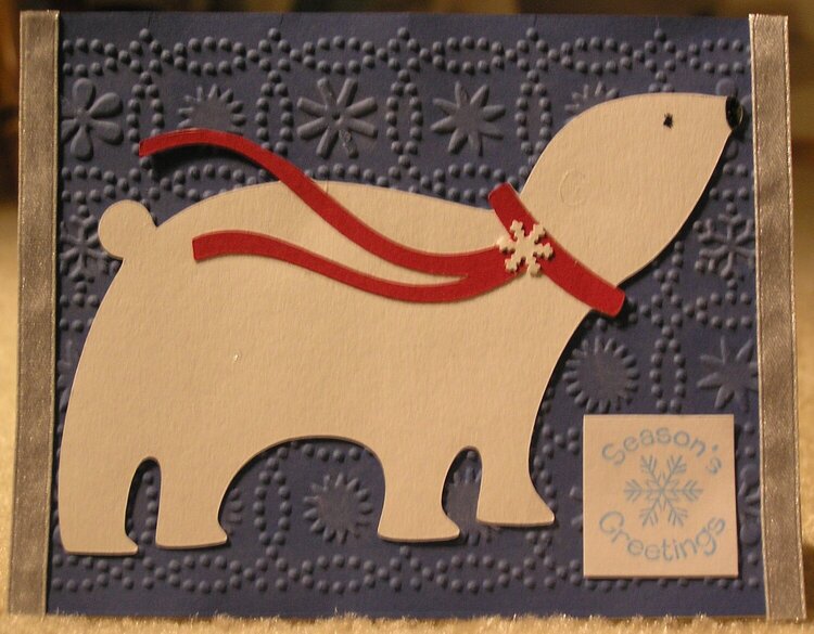 Polar Bear Christmas Card