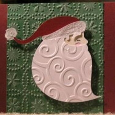 Santa Face JOTS Christmas Card