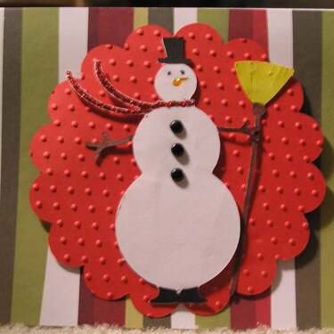 Snowman Christmas Card