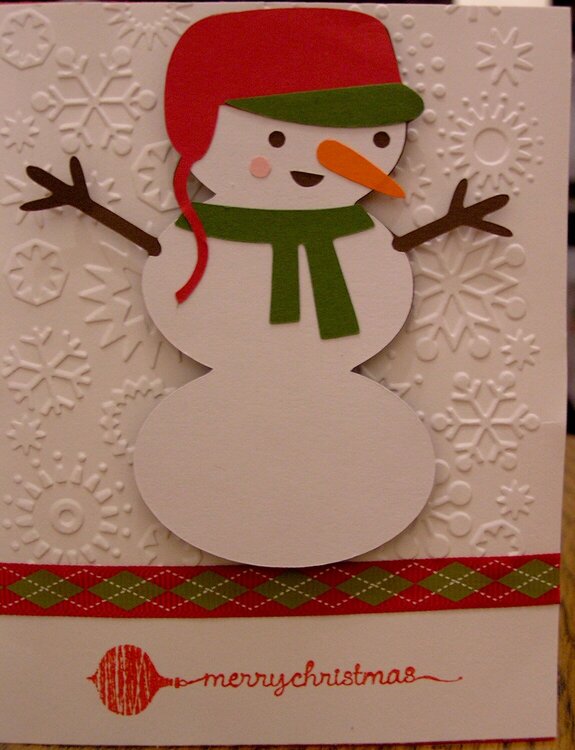 Snowman Card 2