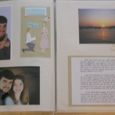 Wedding Scrapbook - We&#039;re Engaged