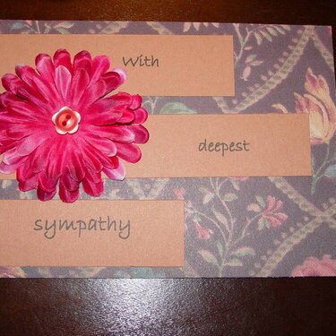 Sympathy Card 1