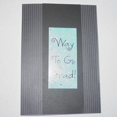 Way to Go Grad Card