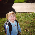 madison's 1st day of school.