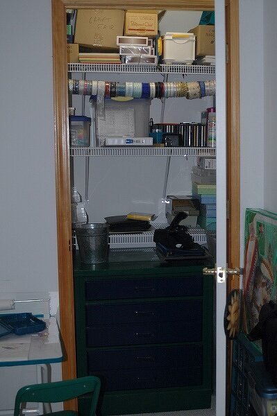 My Scrap Room (Ikea Table, MM Modular Org)