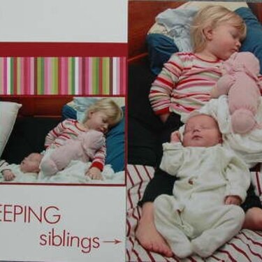 Sleeping Siblings (Becky Fleck march sketches)
